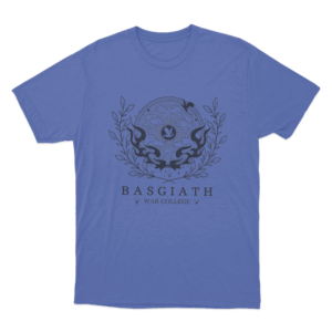 Basgiath War College Crest Unisex T Shirt Blue