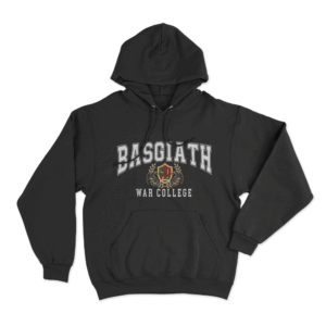 Basgiath War College Emblem Unisex Hoodie Black