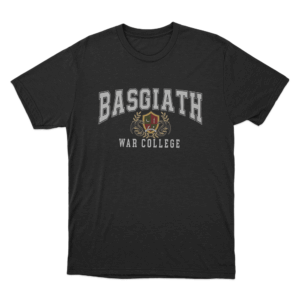 Basgiath War College Emblem Unisex T Shirt Black