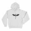 Dragon Silhouette Unisex Hoodie White