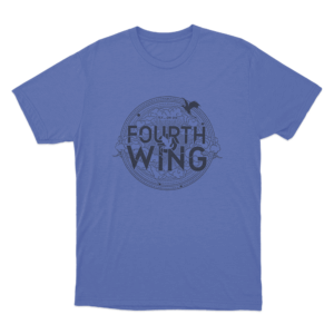 Fourth Wing Logo Unisex T Shirt Blue