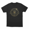 Golden Dragon Emblem Unisex T Shirt Black
