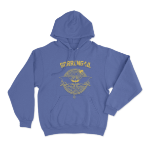 Sorrengail Dragon Crest Unisex Hoodie Blue