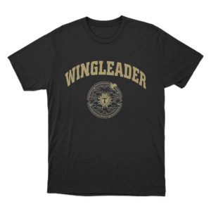 Wingleader Emblem Unisex T Shirt Black