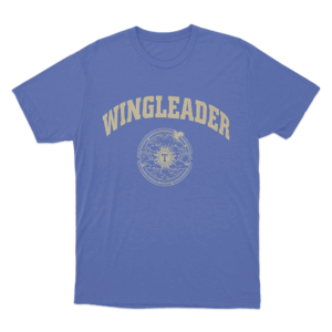 Wingleader Emblem Unisex T Shirt Blue